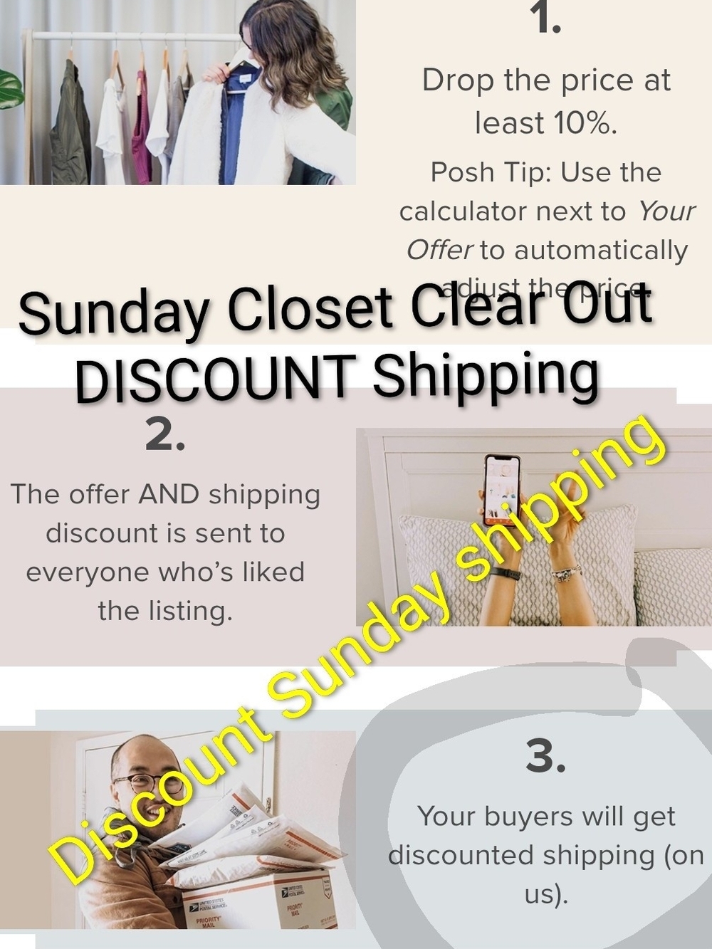 Sunday Closet Clear Out       Offers Welcome